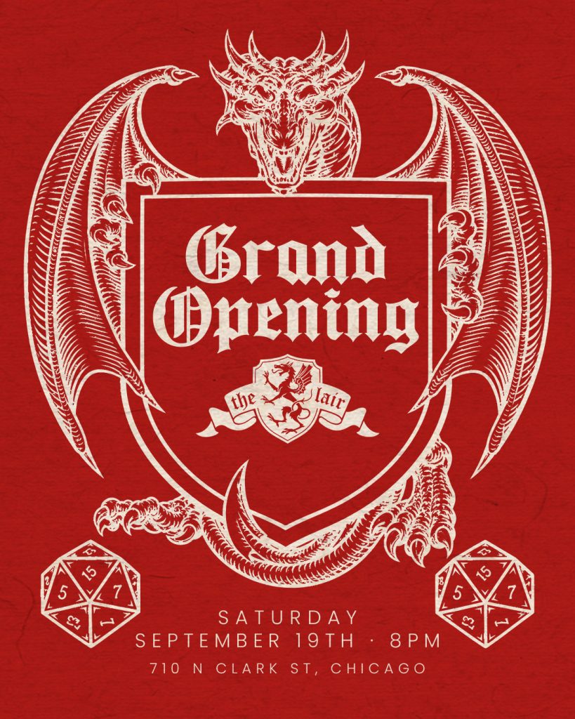 Lair Bar - Grand Opening 4x5 2